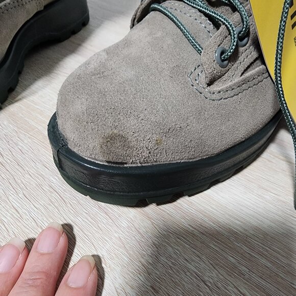 Men\'s Belleville Combat Boots Steel Toe Gore-Tex Size 6 Gray Work Shoe Made USA main image 4